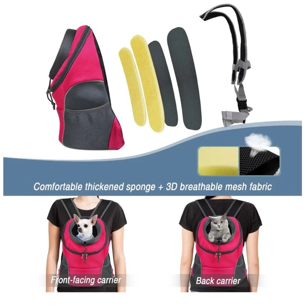 WOYYHO Pet Carrier Backpack NEW medium - pets 5-12 lbs